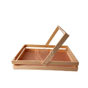 Pinewood Line Handle Basket