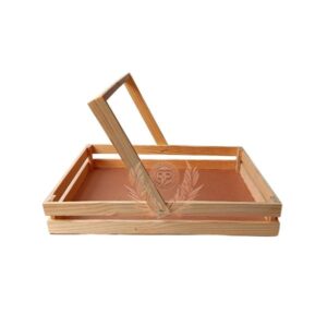 Pinewood Line Handle Basket